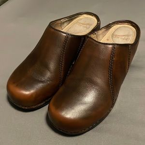 Dansko Leather Clogs